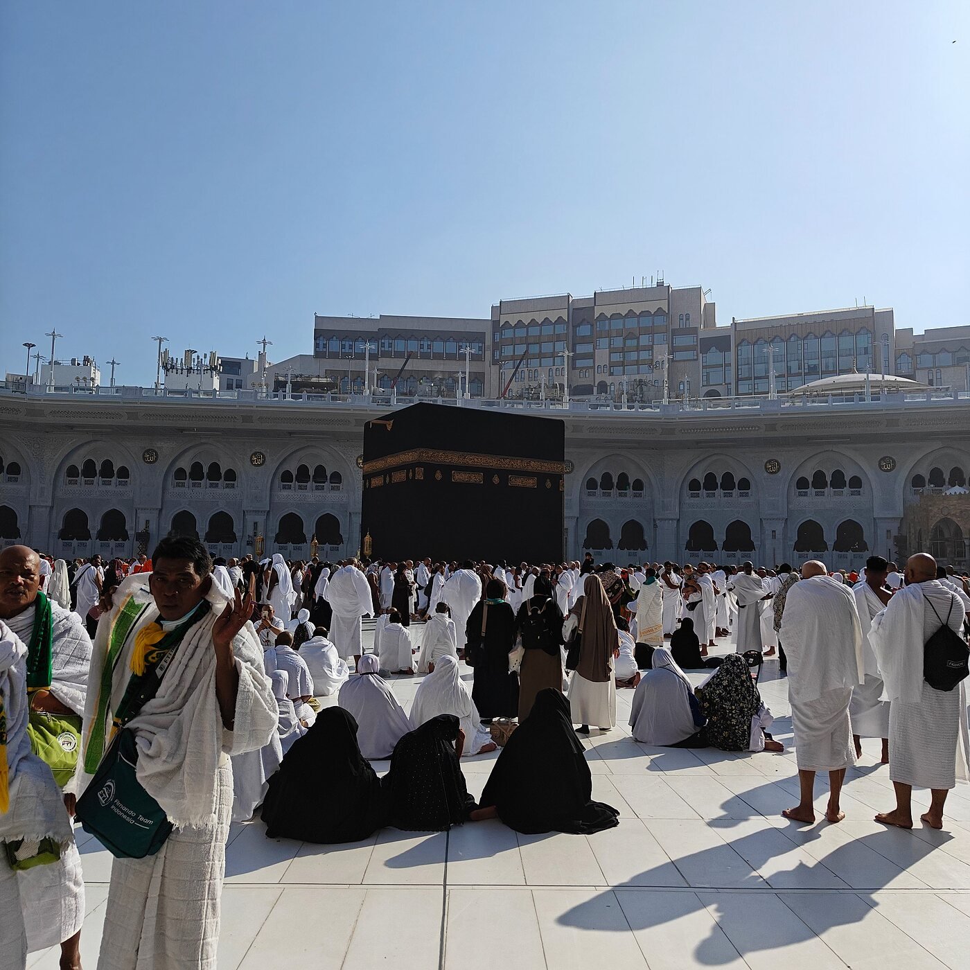 Pilgrims at Masjid al-Haram