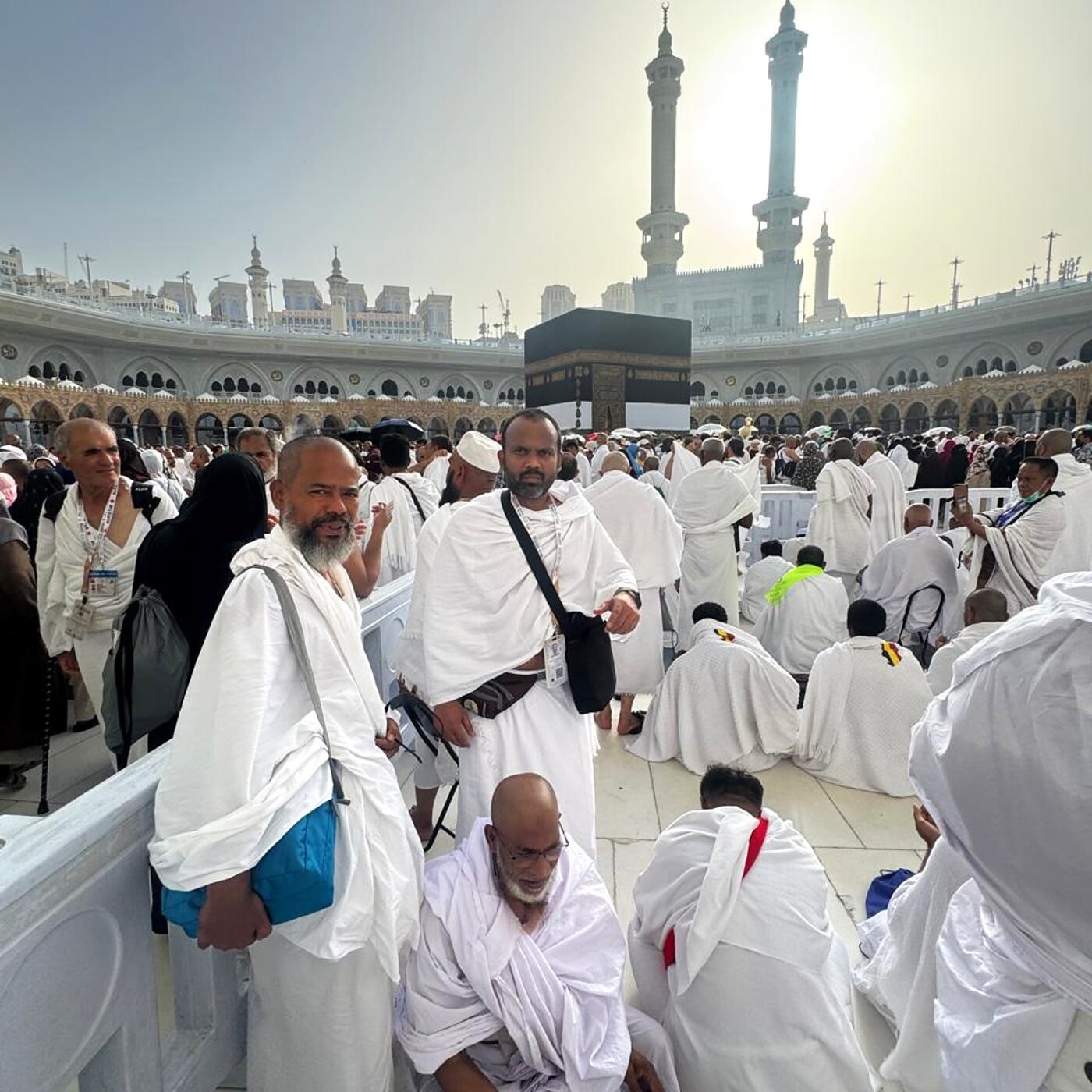 Pilgrims near the Kaaba
